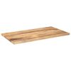 vidaXL Table Top 100x70x3.8 cm Rectangular Solid Wood Mango