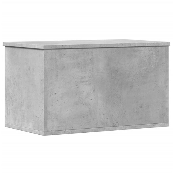 vidaXL Storage Box Concrete Grey 60x35x35 cm Engineered Wood