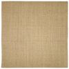 vidaXL Sisal Rug for Scratching Post 100x100 cm