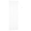 vidaXL Window Blind with Curtains Manual White Aluminium