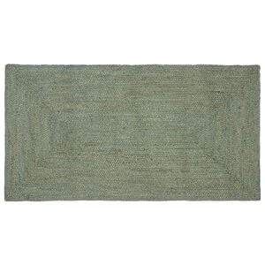 vidaXL Area Rugs Rectangular Olive Green 100 x 200 cm Jute