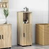 vidaXL Bathroom Cabinet with Storage Sonoma Oak 30 x 35 x 95 cm