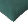 vidaXL Sofa Pillows 2 pcs Dark green 200 x 40 cm Corduroy Fabric