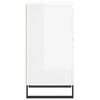 vidaXL Sideboards 2 pcs High Gloss White 40x35x70 cm Engineered Wood