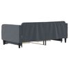 vidaXL Daybed with Trundle&Drawers without Mattress Dark Grey 90x190 cm Single