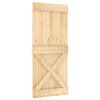 vidaXL Door NARVIK 90x210 cm Solid Wood Pine