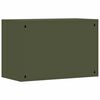 vidaXL Wall Cabinet for Garage with Gas-lift Door Olive green