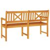vidaXL Garden Bench Brown 150 x 56 x 90cm Solid Acacia wood