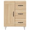 vidaXL Sideboard Sonoma Oak 69.5x34x90 cm Engineered Wood
