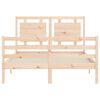 vidaXL Bed Frame without Mattress 120x200 cm Solid Wood