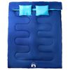 vidaXL Double Sleeping Bag with Pillows for Adults Camping 3-4 Seasons