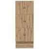 vidaXL Storage Bed Frame with Drawer Artisan oak 226.5 x 75 x 31.5 cm