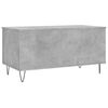 vidaXL Coffee Table Concrete Grey 90x44.5x45 cm Engineered Wood