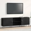 vidaXL TV Cabinet Set Black Oak 150 x 30 x 50 cm Engineered Wood