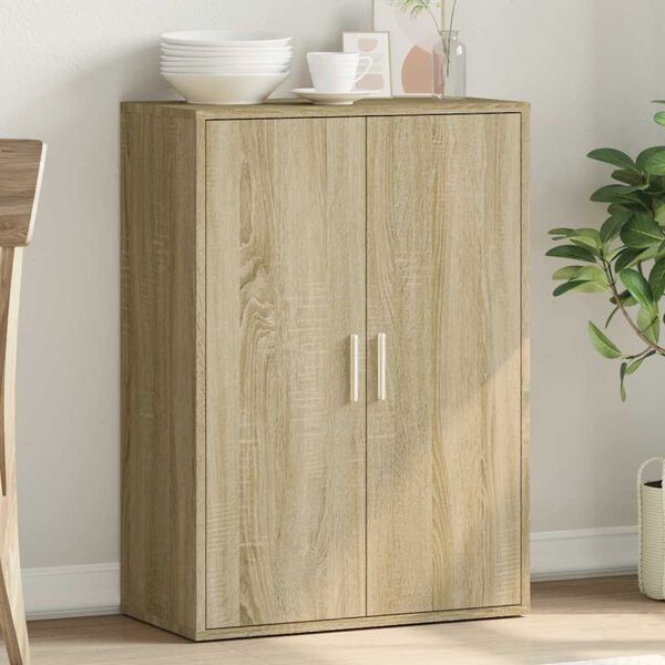 vidaXL Sideboard Sonoma Oak 60x31x84 cm Engineered Wood