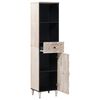 vidaXL Bathroom Cabinet White 38 x 33.5 x 160 cm Solid Mango Wood