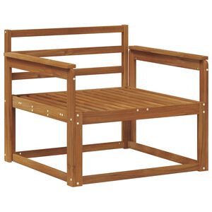 vidaXL Outdoor Middle Sofa Solid Acacia Wood Natural