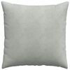 vidaXL Sofa Pillows 2 pcs Light Grey 80 x 80 cm Corduroy Fabric