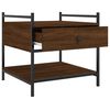 vidaXL Coffee Table Brown Oak 50x50x50 cm Engineered Wood