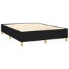 vidaXL Box Spring Bed Frame Black Double Fabric (UK/IE/FI/NO only)