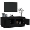 vidaXL Coffee Table Black 102x50x44 cm Engineered Wood