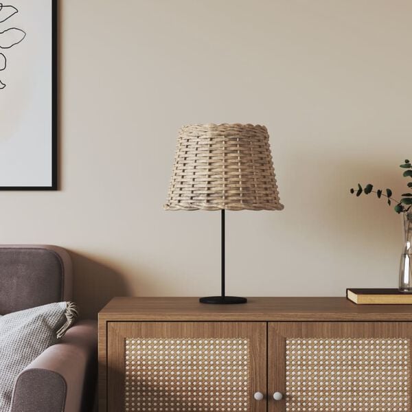 vidaXL Lamp Shade Brown &Oslash;30x20 cm Wicker