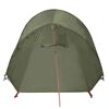 vidaXL Camping Tent Tunnel 3-Person Olive Green Waterproof