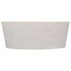 vidaXL Sink Cream &Oslash;40x15 cm Marble