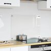 vidaXL Kitchen Backsplash Transparent 70 x 50 cm Tempered Glass
