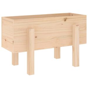 vidaXL Garden Planter 62x30x38 cm Solid Wood Pine