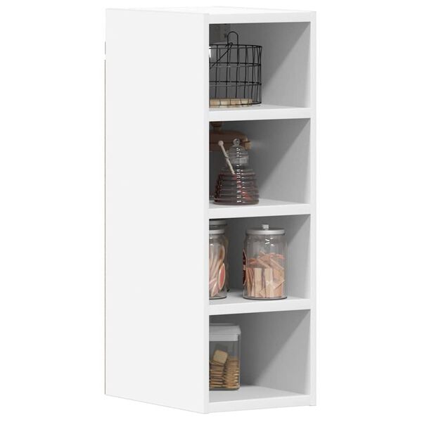 vidaXL Hanging Cabinet Riga White 20x29.5x60 cm Engineered Wood