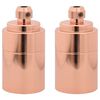 vidaXL Lamp Holders 2 pcs Rose Gold E27