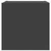 vidaXL Wall Mounted TV Cabinet Grey 30.5x30x30 cm
