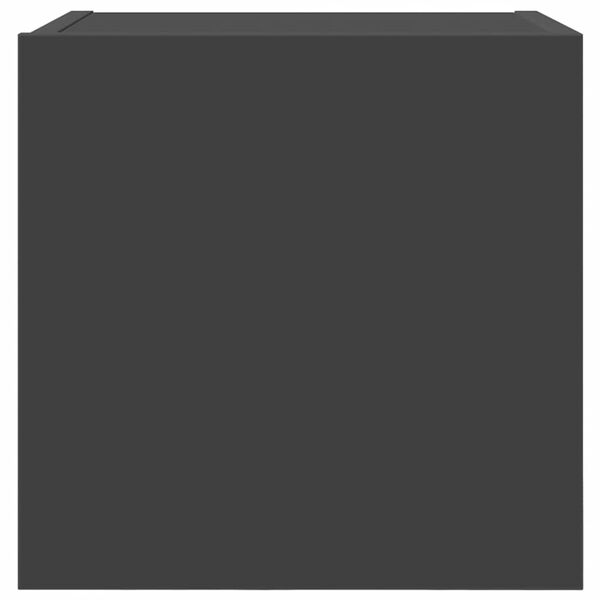 vidaXL Wall Mounted TV Cabinet Grey 30.5x30x30 cm