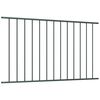 vidaXL Fence Panel Powder-coated Steel 1.63x1.25 m Anthracite