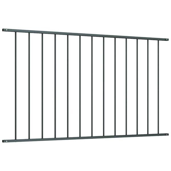 vidaXL Fence Panel Powder-coated Steel 1.63x1.25 m Anthracite