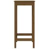 vidaXL 3 Piece Bar Set Honey Brown Solid Wood Pine