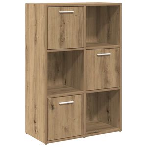 vidaXL Bookshelf Artisan Oak 60.5x30x90 cm Engineered Wood