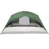 vidaXL Family Tent with Porch 6-Person Green Waterproof