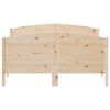 vidaXL Bed Frame without Mattress 120x200 cm Solid Wood Pine