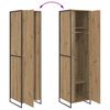 vidaXL Warderobe 2 pcs Artisian Oak 50 x 50 x 200 cm Engineered Wood