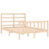 vidaXL Bed Frame without Mattress Double Solid Wood Pine