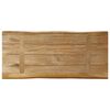 vidaXL Table Top Live Edge 80x40x2.5 cm Solid Wood Rough Mango