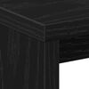vidaXL Bedside Cabinet 2 pcs Black Oak 40 x 30 x 40 cm Engineered Wood