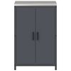 vidaXL Kitchen Storage with Shelf Anthracite 60 x 50 x 92 cm Steel