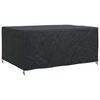 vidaXL Furniture Cover Plain Black 240 x 180 x 100 cm 600D