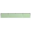 vidaXL Planter Green 320 x 40 x 45 cm Steel