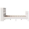 vidaXL Bed Frame without Mattress White 140x200 cm Solid Wood Pine