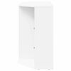 vidaXL Corner LED TV Cabinet White 100 x 40 x 68 cm Engineered Wood