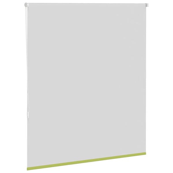 vidaXL Roller Blind Blackout Leaves Green 125x175 cm Fabric Width 121.6 cm Polyester